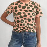 T-Shirt - Celeste in Grass & Peach