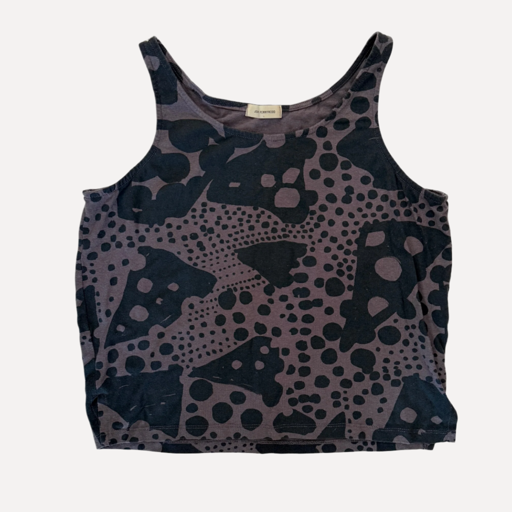 ナウンレス NOUNLESS NOUNLESS BOTANICAL DYE TANK TOP （COFFEE） V Neck Tank Top Womens Henerala Coffee Bean | Title Nine