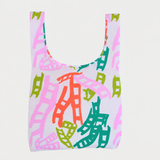 Foldie Tote - Clive in Multi-Tropical & Natural