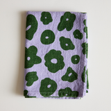 Tea Towel  - Celeste in Grass & Lilac Pop