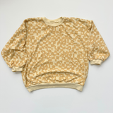 The Stevie Sweatshirt - Checks in Butterscotch