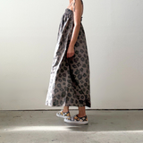 Nap Dress - Celeste - Faded Black - Walnut