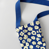 The Wine Tote - Celeste - White - Cobalt