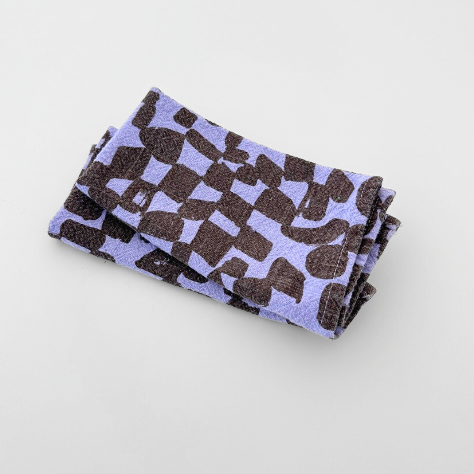 Everyday Napkins - Checks - Lenti - Lilac Pop