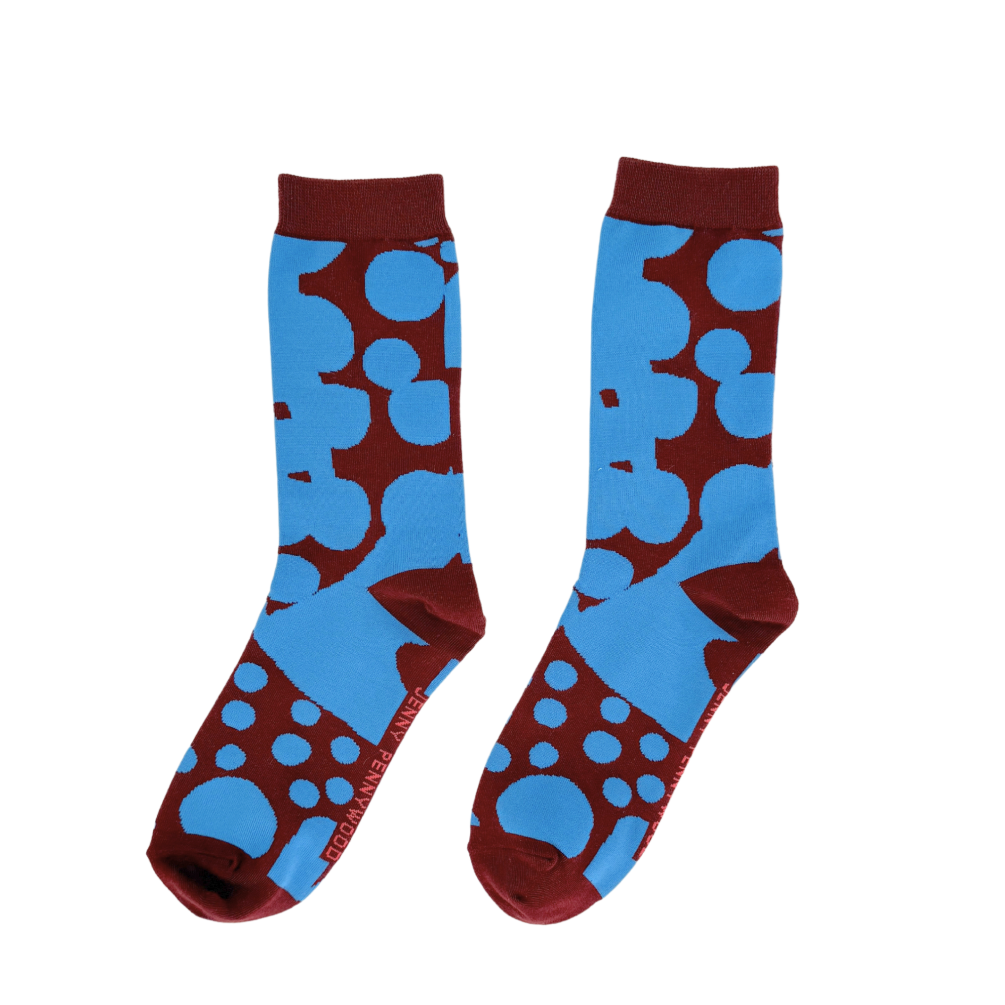 Dottie Crew - Blue Maroon