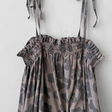 Nap Dress - Celeste - Faded Black - Walnut