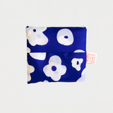 Foldie Tote - Celeste in Cobalt & Cream