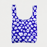 Foldie Tote - Celeste in Cobalt & Cream