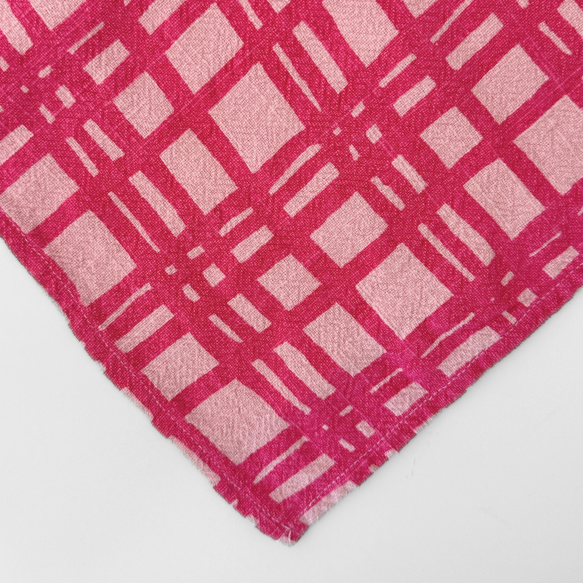 Tea Towel - Darby - Barbie Pink - Tea Rose