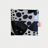 Foldie Tote - Dottie in Black & Cream
