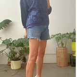 The Stevie Sweatshirt - Darby in Midnight