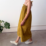 Nap Dress - Drape - Yellow - Ocher