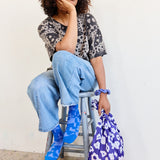 Studio Tee - Dottie in Faded Black & Stone