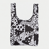 Foldie Tote - Dottie in Black & Cream