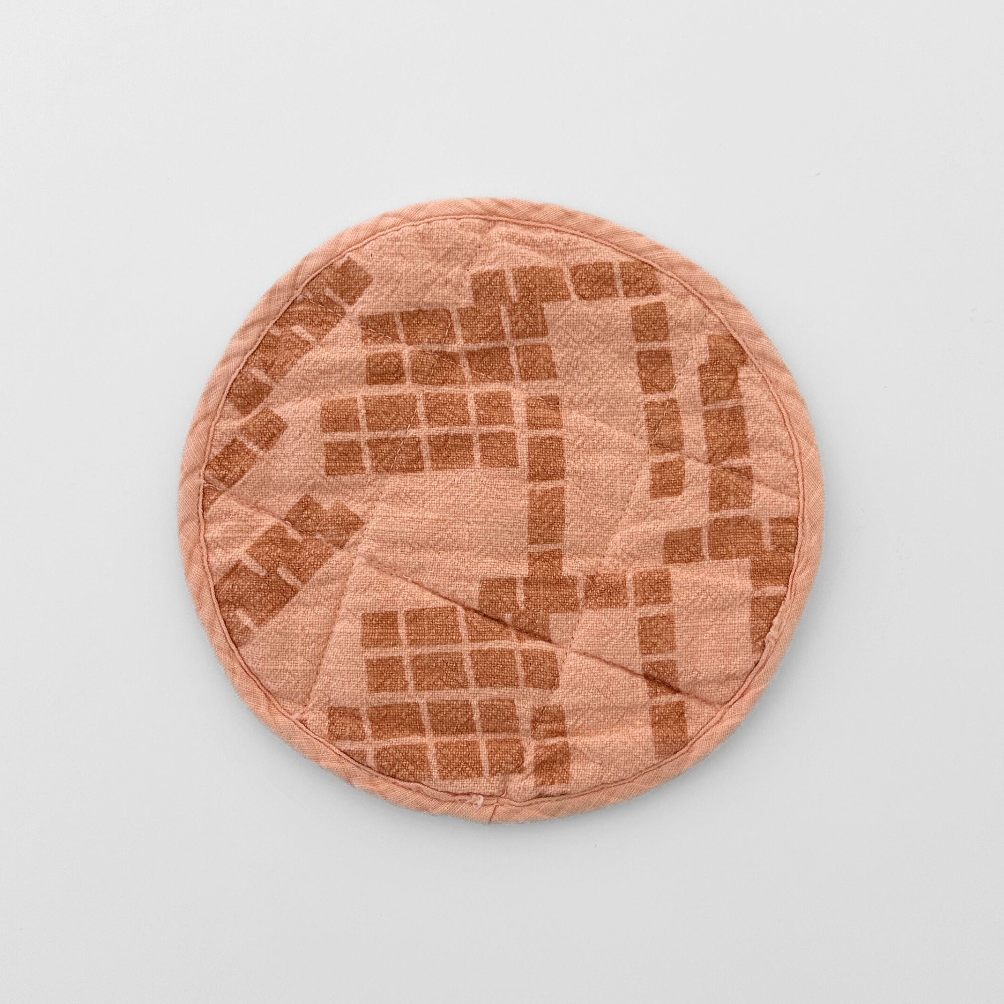 Circle Potholder - Tiles - Shell - Champagne