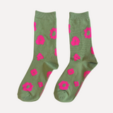 Celeste Crew	- Moss & Fuchsia