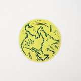 Circle Potholder - Drape - Super Lime - Circus Green