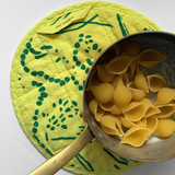Circle Potholder - Drape - Super Lime - Circus Green
