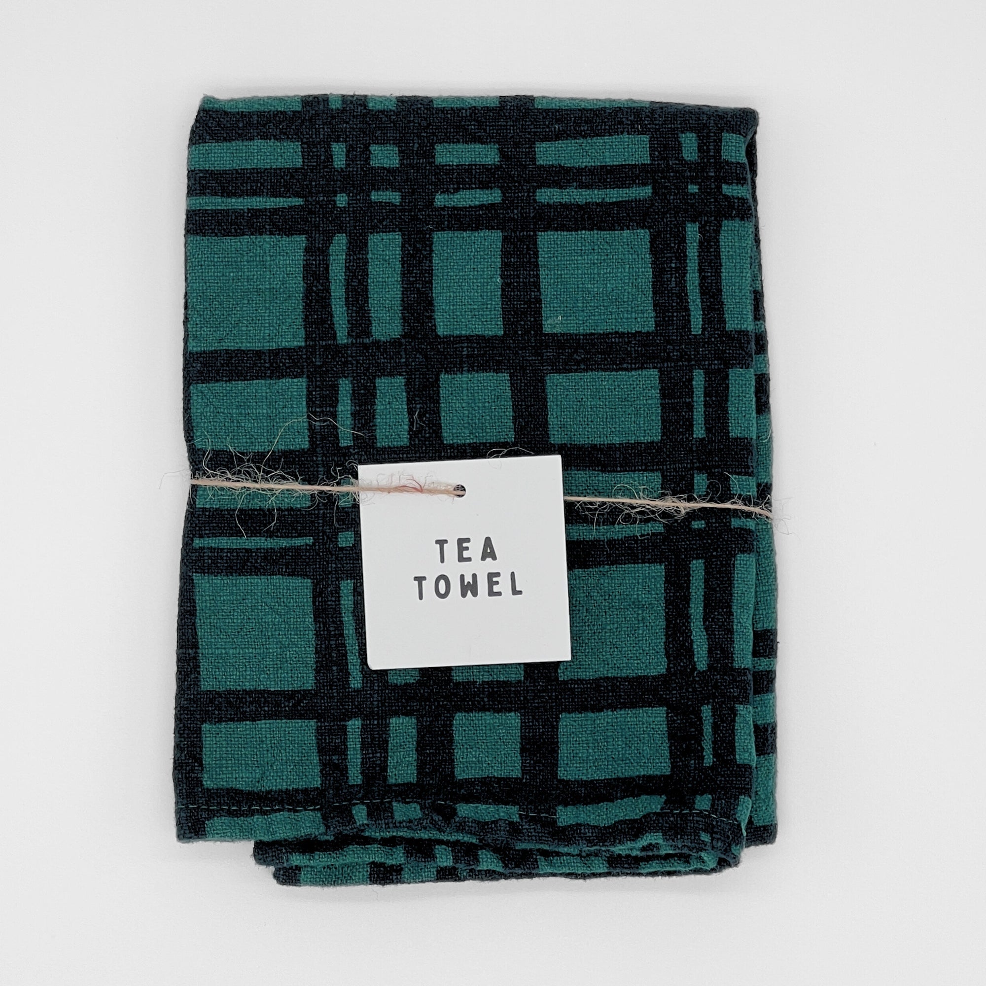 Tea Towel - Darby - Midnight - Teal