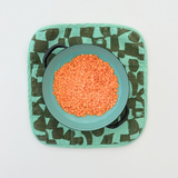Potholder - Checks - Olive - Mint