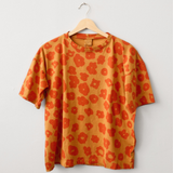 Studio Tee - Celeste in Tomato & Deep Gold