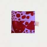 Foldie Tote - Dottie in Hot Violet & Dark Red