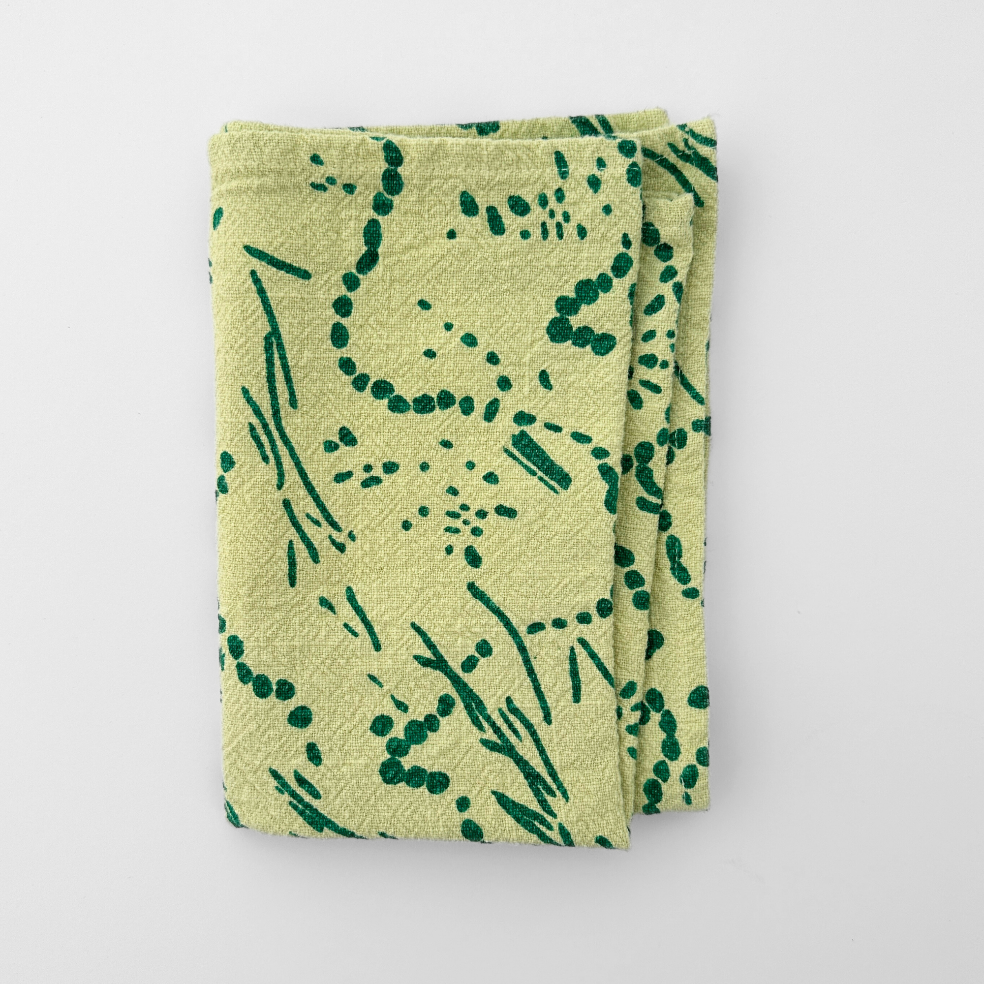 Tea Towel - Drape - Circus Green - Pear