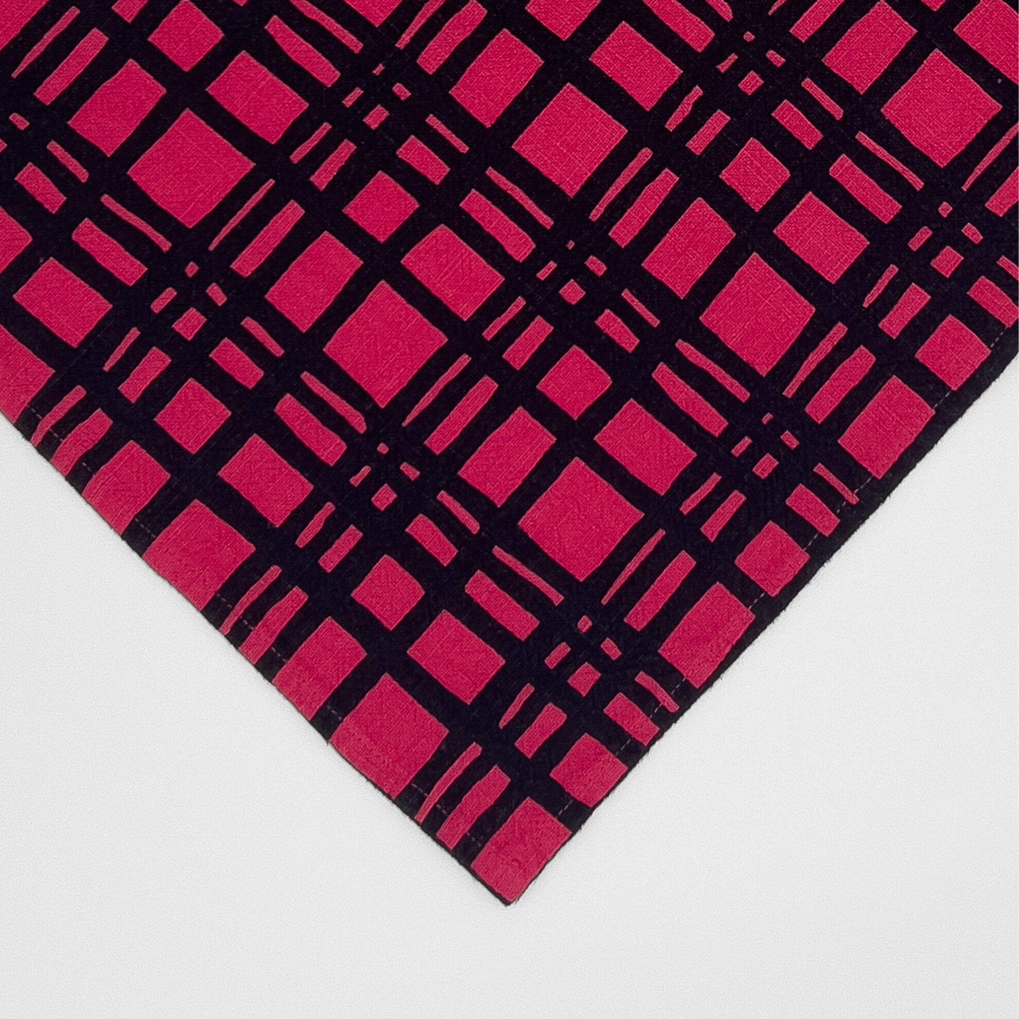 Tea Towel - Darby - Midnight - Raspberry