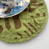 Circle Potholder - Fold - Clay - Moss