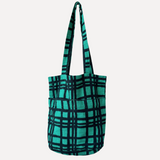 The Petite Tote - Darby - Midnight - Lucky Green