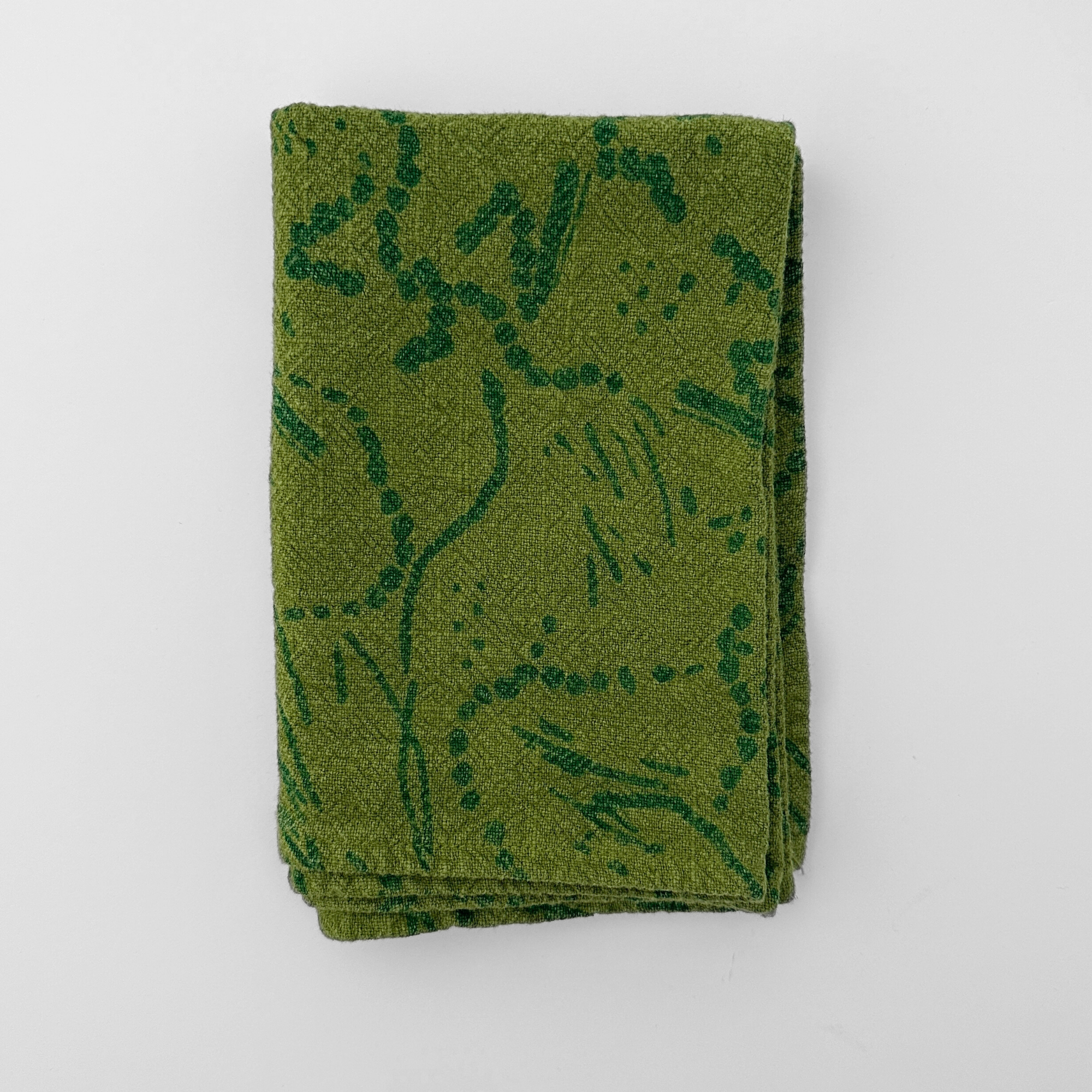 Tea Towel - Drape - Circus Green - Moss