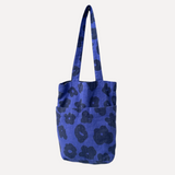 The Petite Tote - Celeste - Faded Black - Rave Blue