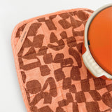 Potholder - Checks - Amber - Peach