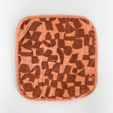 Potholder - Checks - Amber - Peach