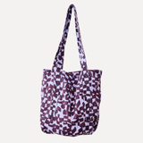 Medium Sloppy Tote - Checks - Blackberry - Lilac Pop