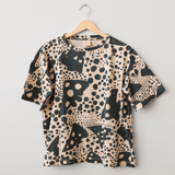 Studio Tee - Dottie in Faded Black & Natural
