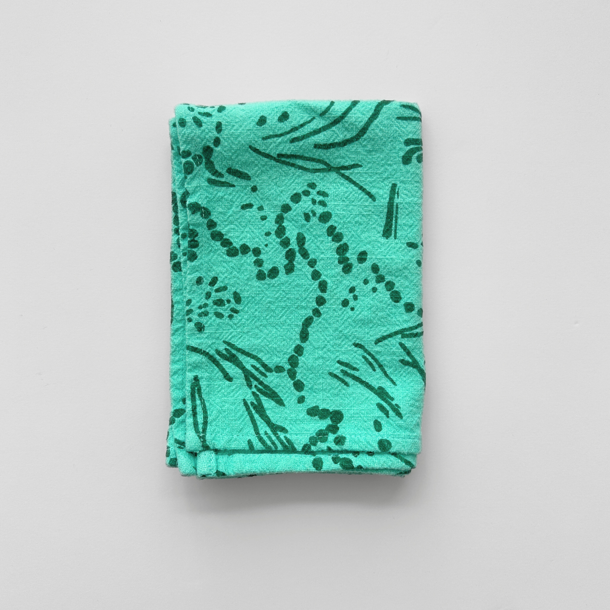 Tea Towel - Drape - Circus Green - Pool