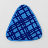 Triangle Potholder - Darby - Midnight - Electric Blue