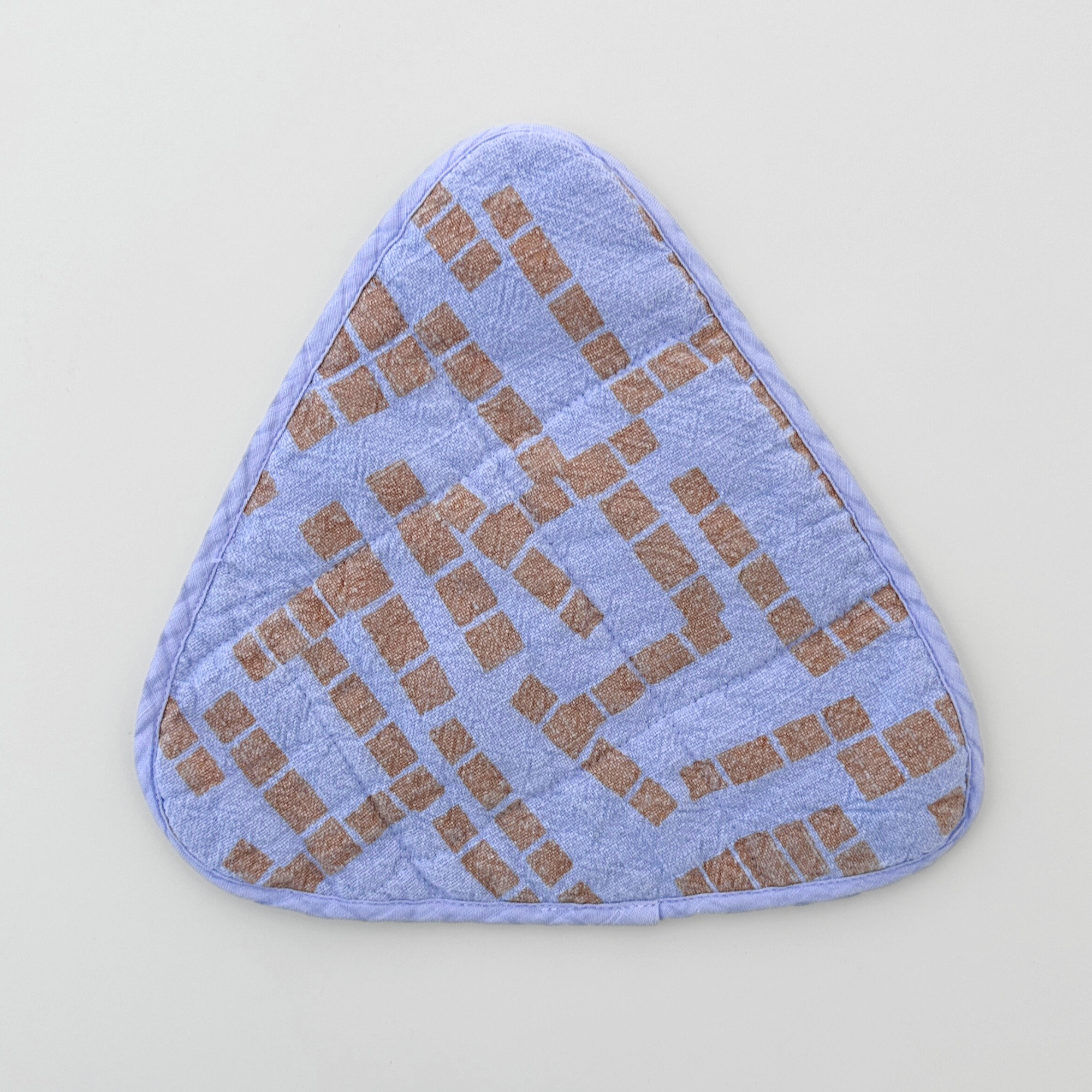 Triangle Potholder - Tiles - Shell - Mist