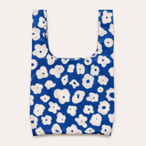 Foldie Tote - Celeste in Cobalt & Cream