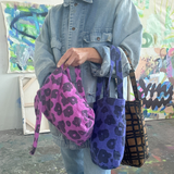 The Petite Tote - Darby - Midnight - Raw Sienna