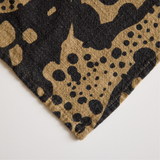 Tea Towel  - Dottie in Faded Black & Beach