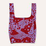 Foldie Tote - Dottie in Hot Violet & Dark Red