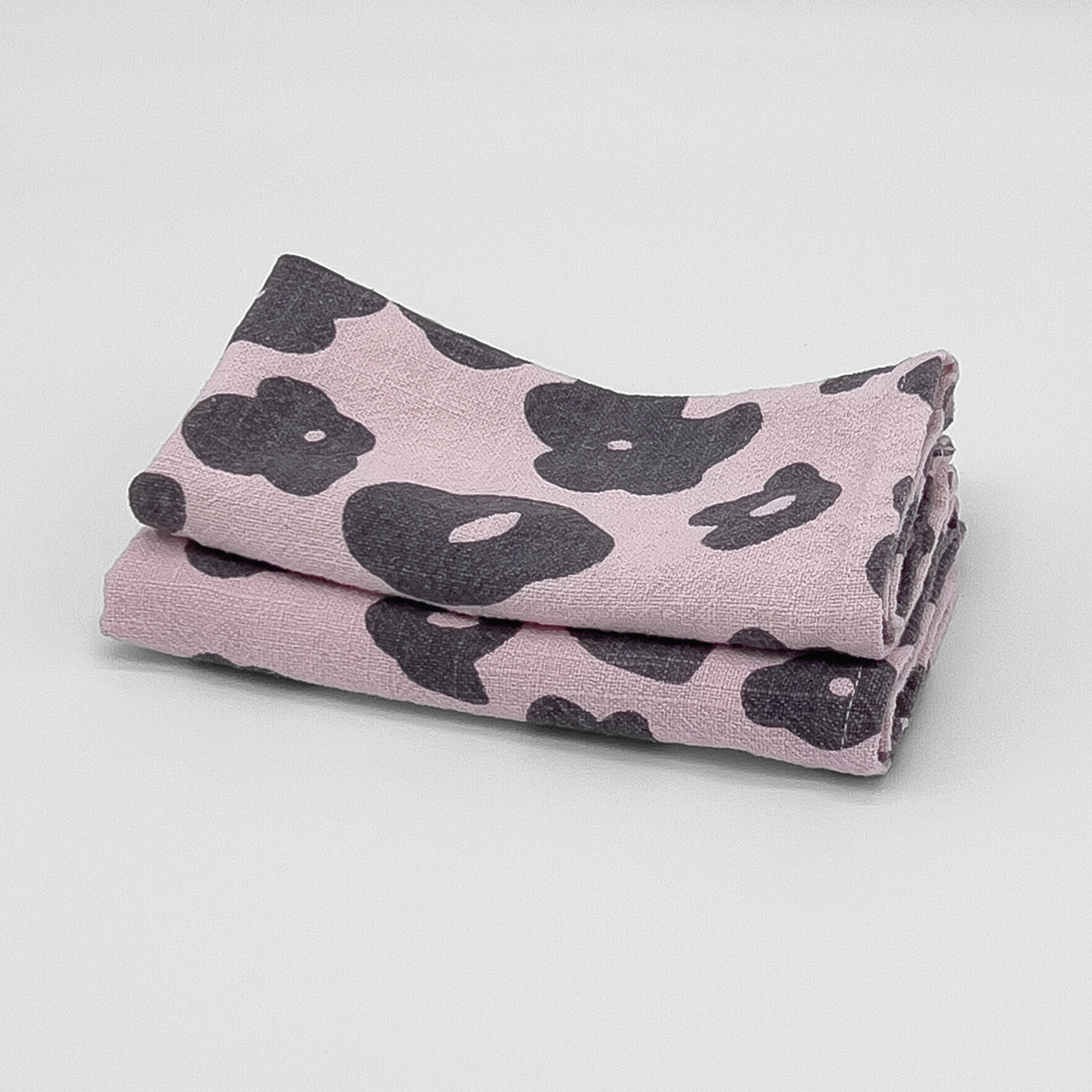 Everyday Napkins - Celeste - Faded Black - Tea Rose