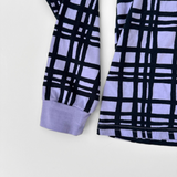Long Sleeve T-Shirt - Darby in Midnight & Lilac Pop