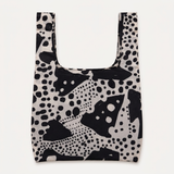 Foldie Tote - Dottie in Black & Cream