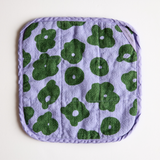 Potholder  - Celeste in Grass & Lilac Pop