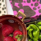 Everyday Napkins - Dottie - Olive - Fuchsia