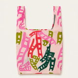 Foldie Tote - Clive in Multi-Tropical & Natural