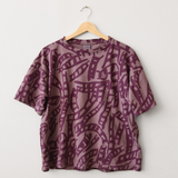 Studio Tee - Clive in Blackberry & Dusty Plum